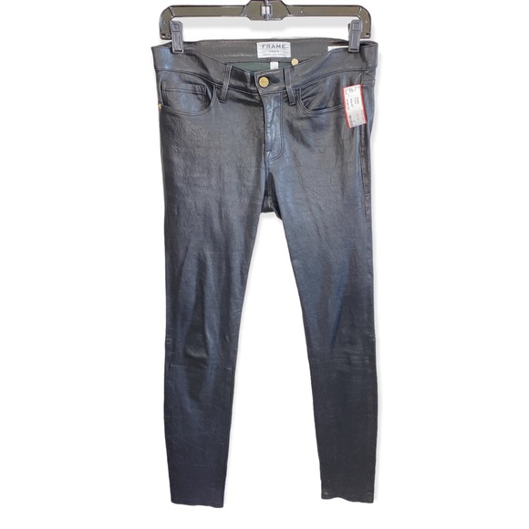 Frame leather pants